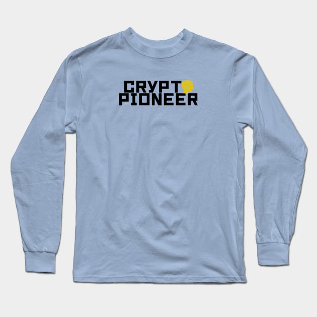 Crypto Pioneer Long Sleeve T-Shirt by My Tee Style